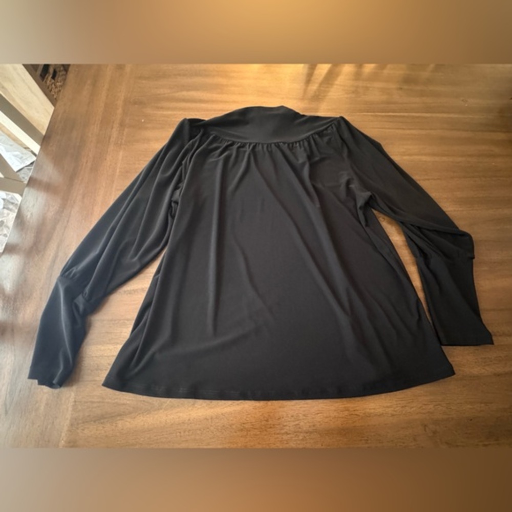 Anne Klein Elegant Black Women's Top Small NWT